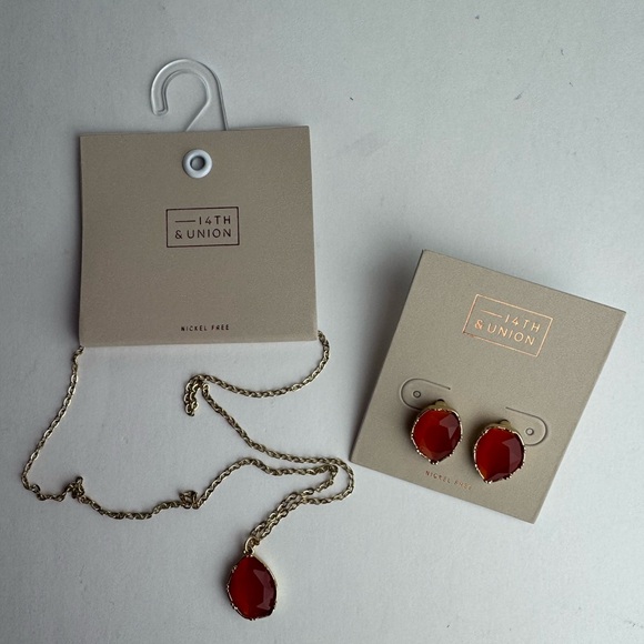 14th & Union Jewelry - 14th & Union | Necklace and Earring Set | Nickel Free | NWT